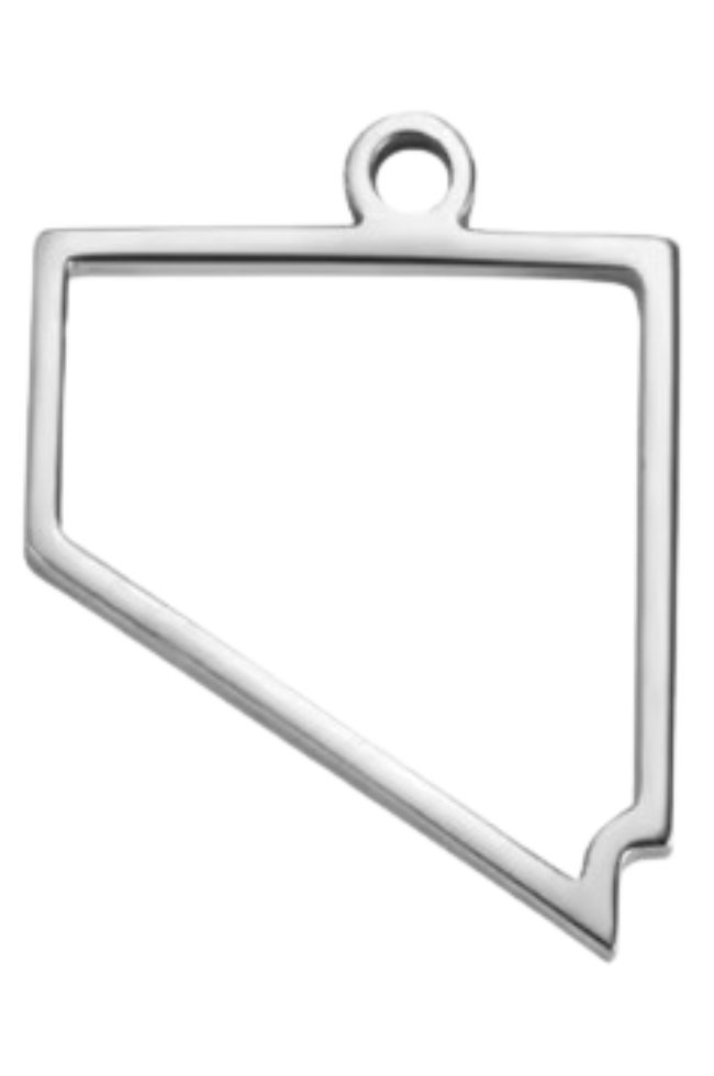Nevada State Shape Charm
