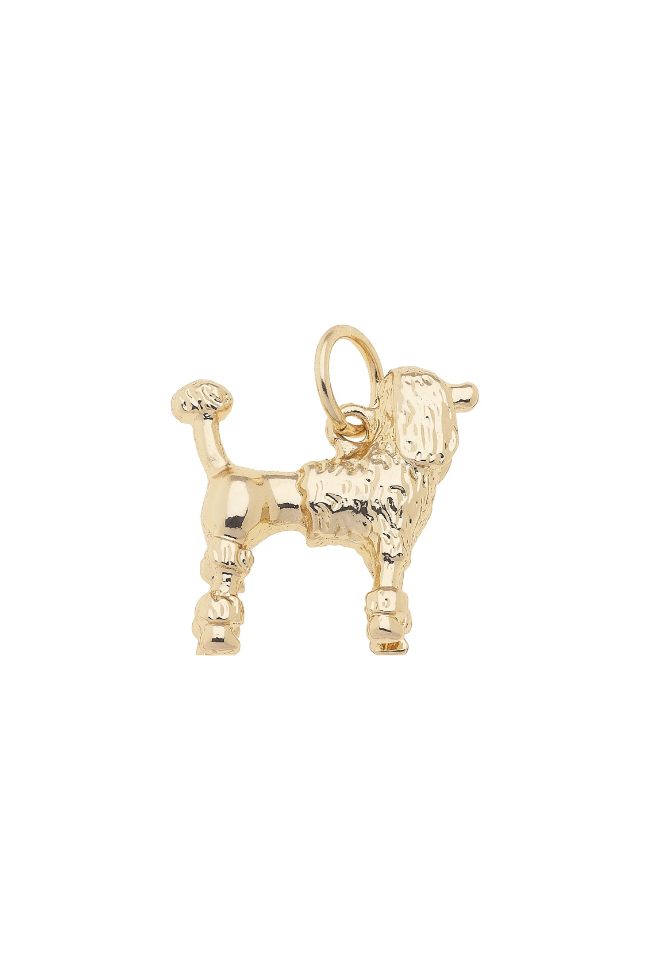 3D Poodle Charm