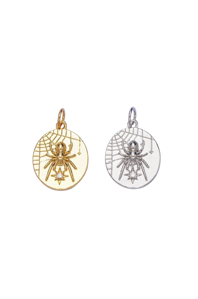Spider Web Charm