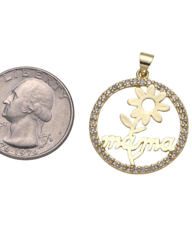 Mama Flower Charm