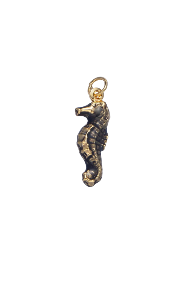 Colorful Enamel Seahorse Charm