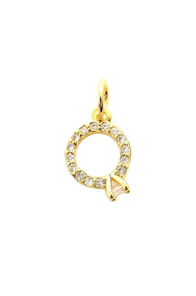 CZ Band Wedding Ring Charm