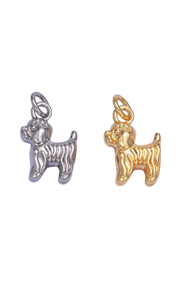 Bichon Frise Dog Charm