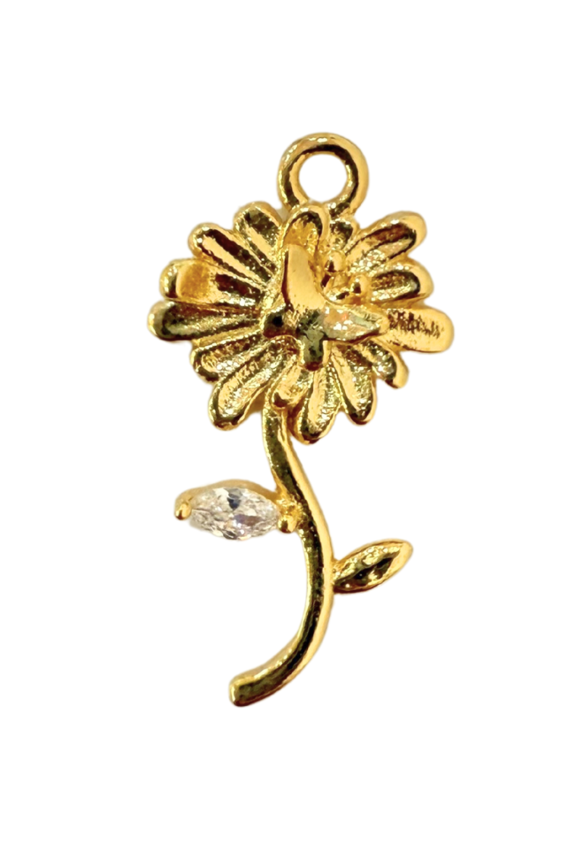 Baby Butterfly CZ Flower