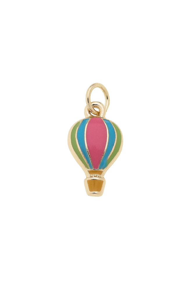 Colorful Hot Air Balloon Charm