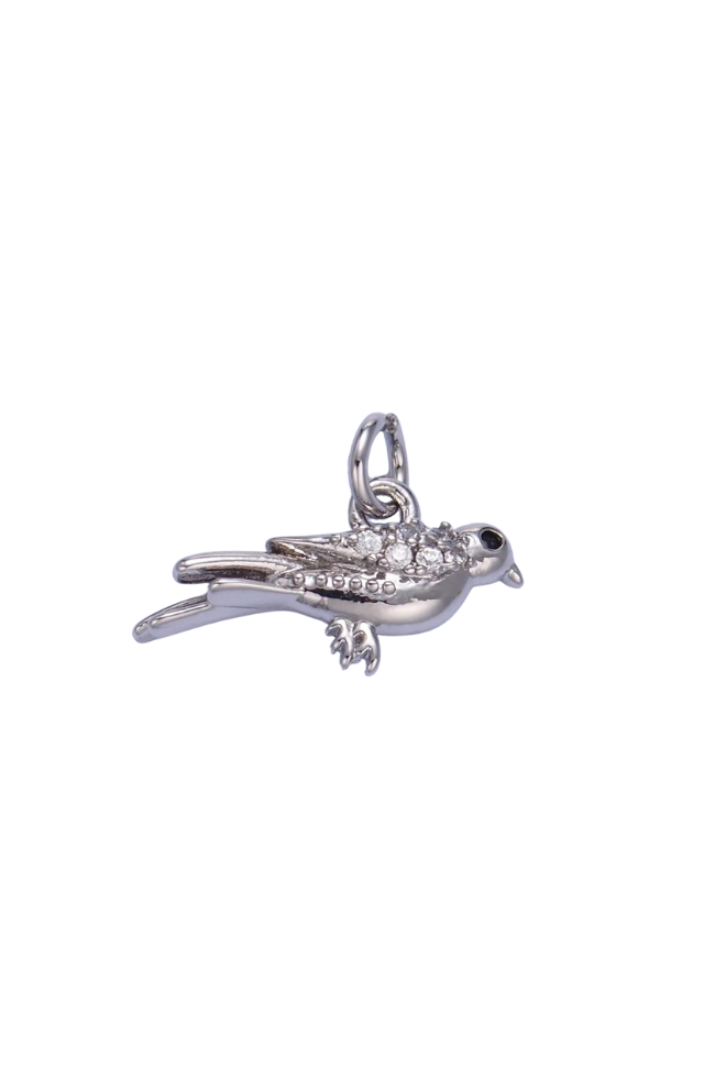 CZ Song Bird Charm