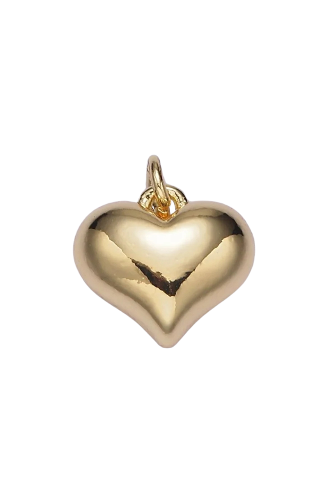 3D Minimalist Heart Charm