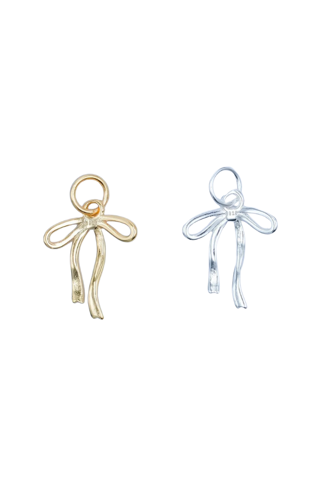 Dainty Ribbon Bow Charm