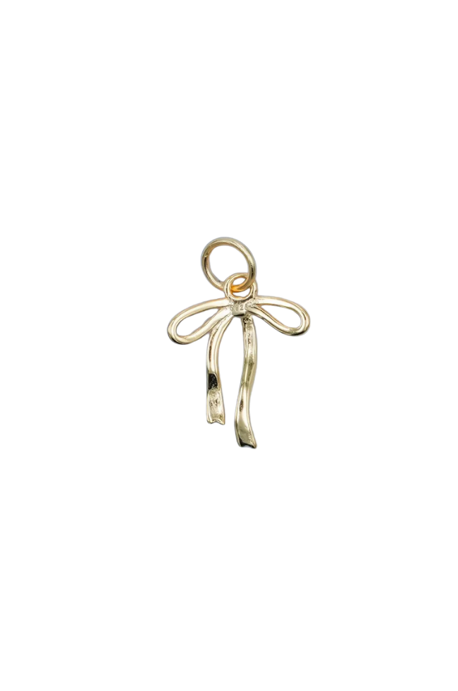 Dainty Ribbon Bow Charm