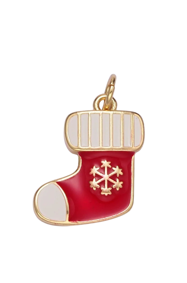 Snowflake Stocking Charm