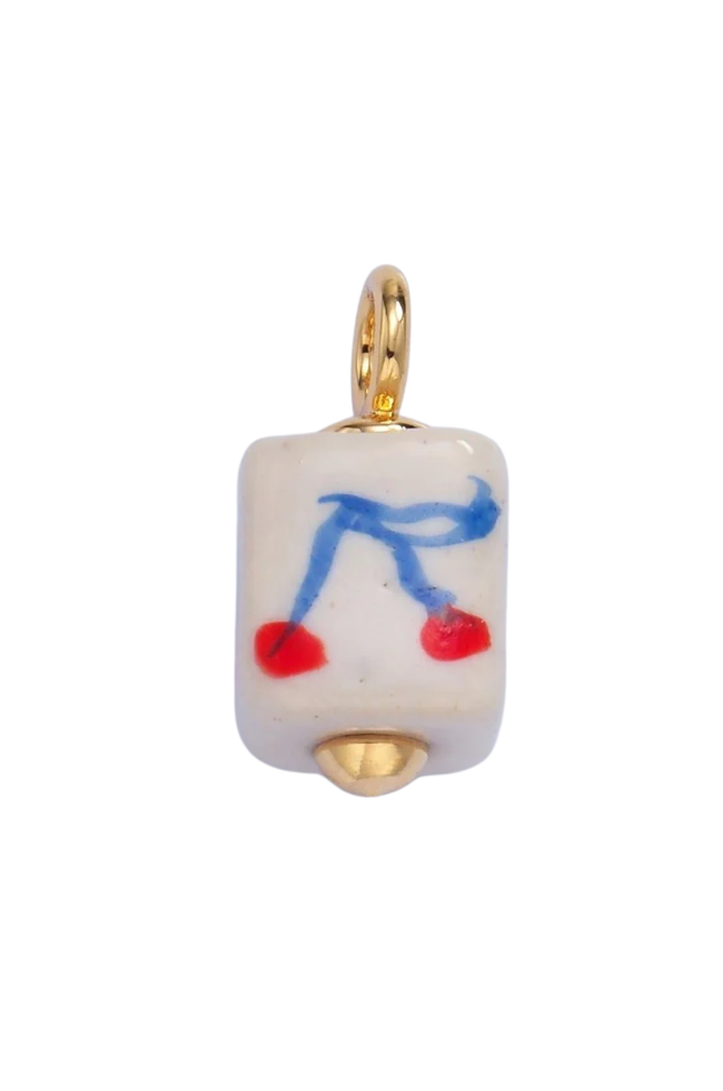 Ceramic Cherry Charm