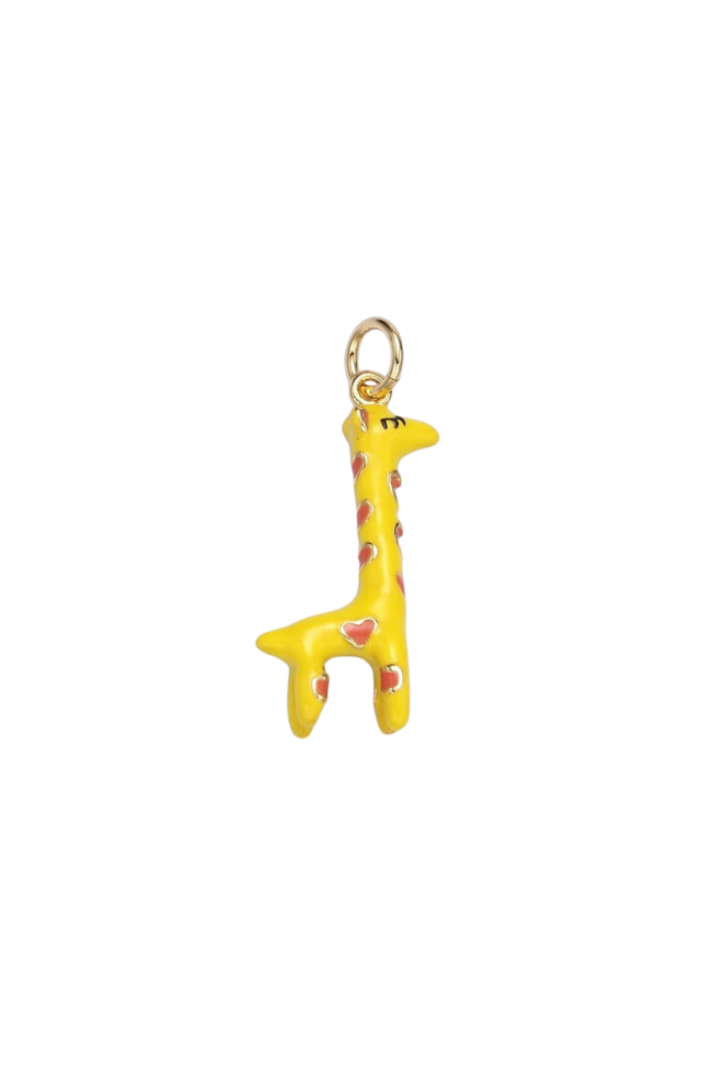 Colorful Cartoon Giraffe Charm