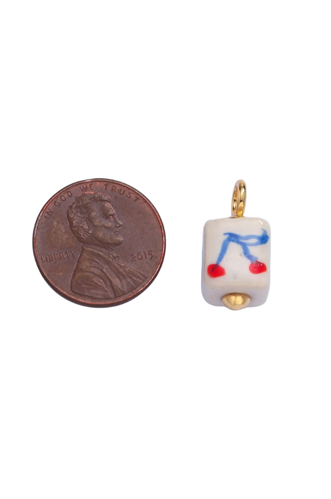 Ceramic Cherry Charm
