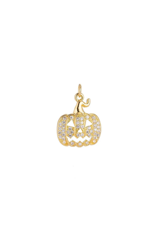 CZ Jack O Lantern Charm