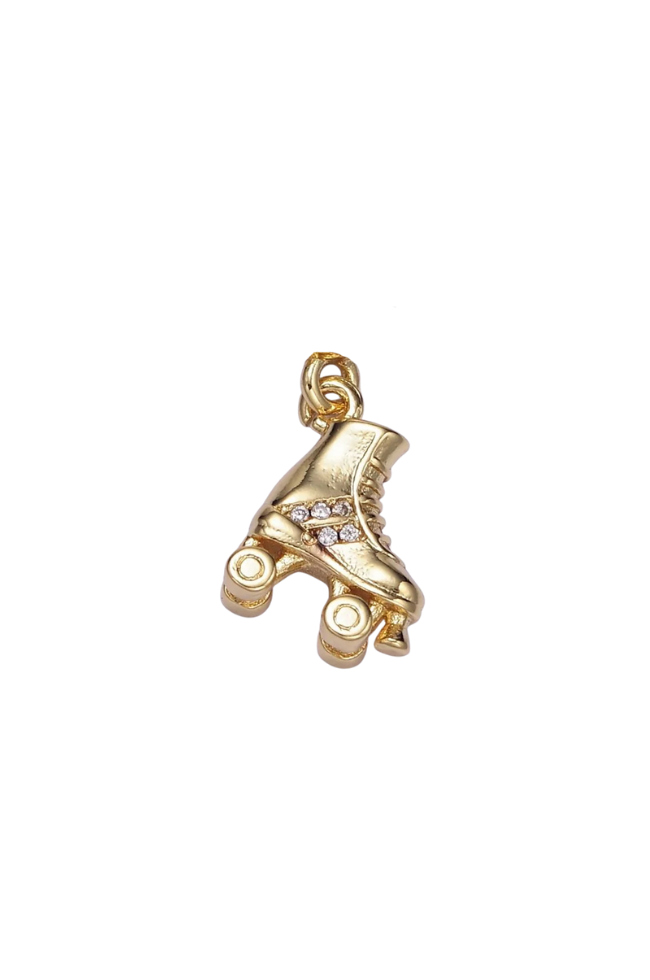 CZ Roller Skates Charm